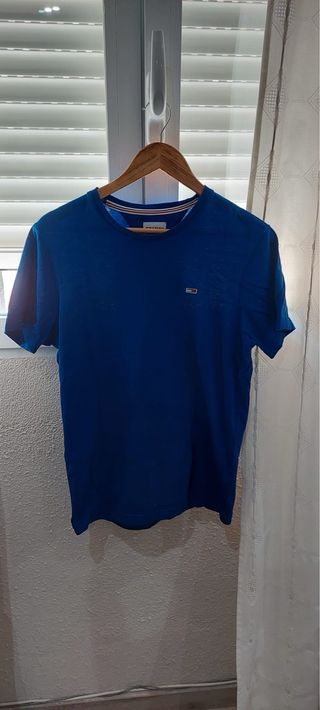 Camiseta Tommy Jeans azul - Talla XS