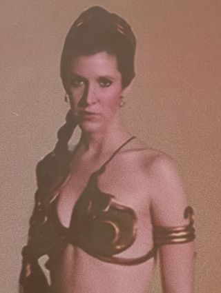 Chapa metálica Star Wars Leia