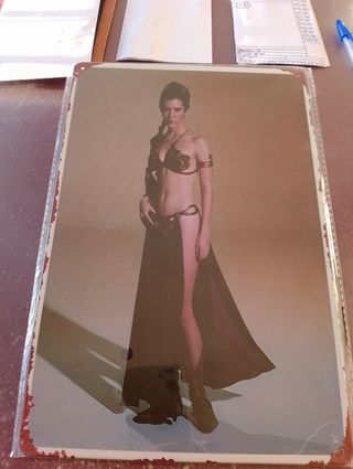 Chapa metálica Star Wars Leia