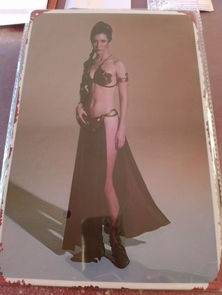 Chapa metálica Star Wars Leia