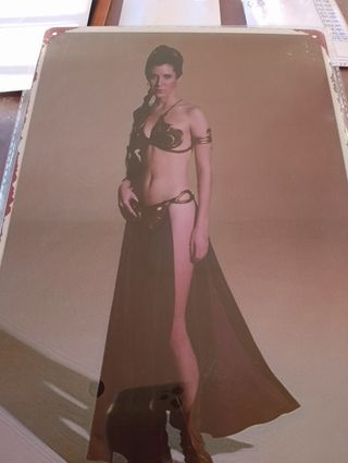 Chapa metálica Star Wars Leia