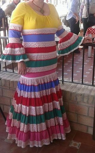 Traje de flamenca.
