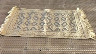 Alfombras lana beige, de felpa pura lana virgen