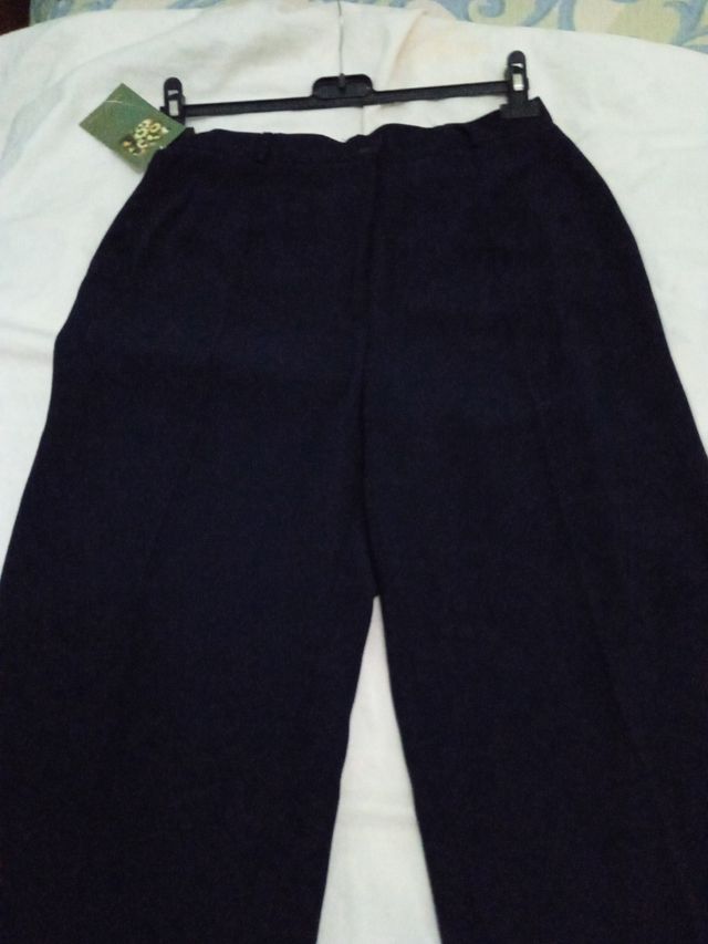 Pantalones vestir mujer, azul marino