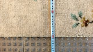 Alfombra lana virgen - Flores Beige