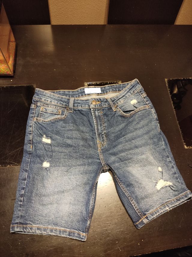 Shorts Bershka rotos - Azul