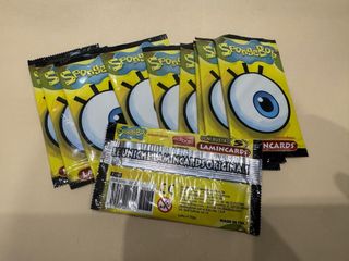 10 Bustine Lamincards Spongebob