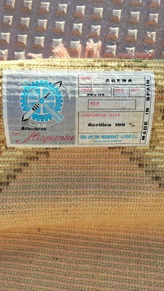 Alfombras vintage ovaladas color salmon