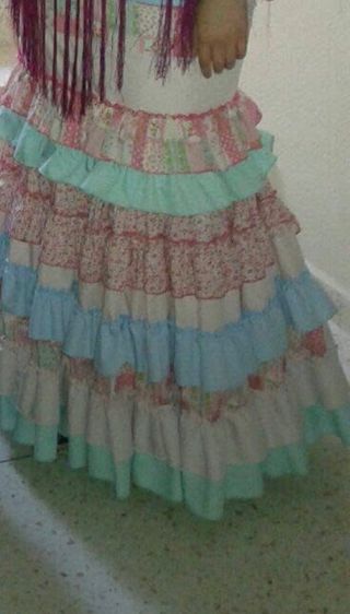 Falda flamenca.