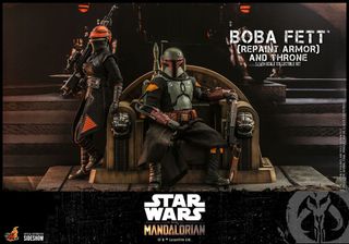 BOBA FETT REPAINT ARMOR AND THRONE - HOT TOYS
