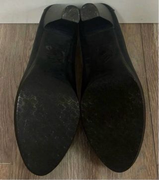 Zapatos salón piel Pitillos negros