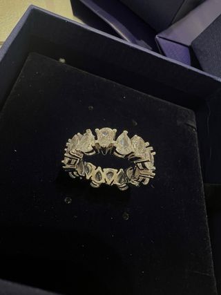 Anillo Similar al de Swarovski Plata