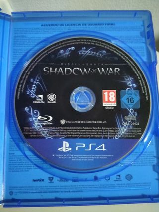 Sombras de Guerra PS4