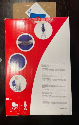 Silla/trona tipo director para niños