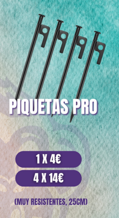 Piquetas Red Voley playa / Camping