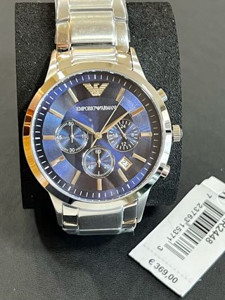 Emporio Armani cronografo AR2448 Uomo acciao 