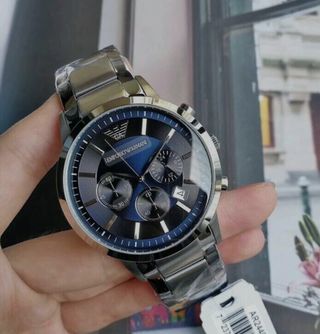 Emporio Armani cronografo AR2448 Uomo acciao 