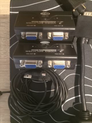 Lote de cables informáticos