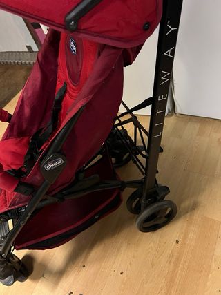 Carrito paseo Chicco rojo