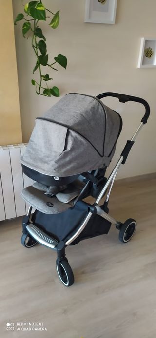 Silla paseo Montecarlo gris reversible