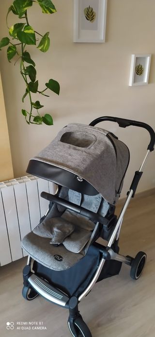 Silla paseo Montecarlo gris reversible