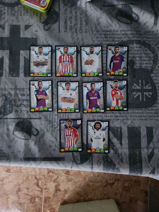 Cromos de futbol platinum 10 del 2019