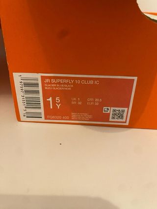 Botas futbol sala niño Nike Mercurial