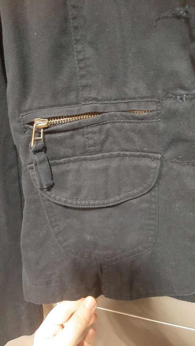 Americana negra Zara