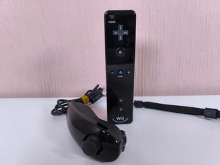 ‼️Mando Motion Plus Wii Negro+Nunchuk‼️