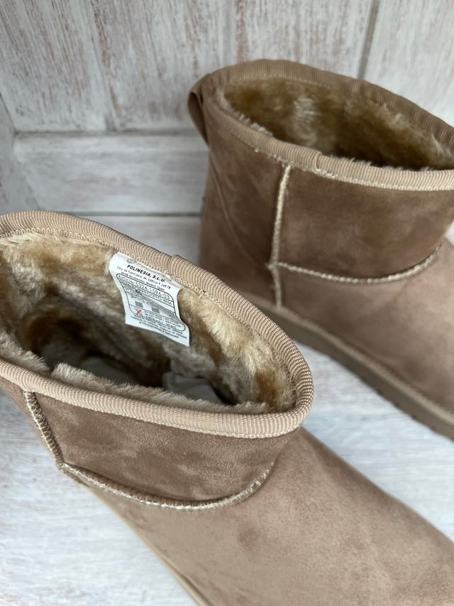 Botas polinesia color beige