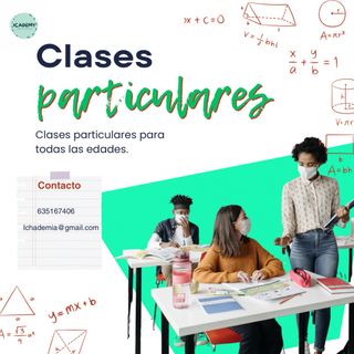 Clases particulares para todos los niveles.