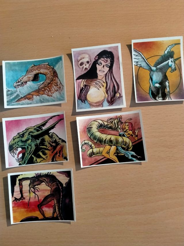 Cromos monstruos - 17 cromos