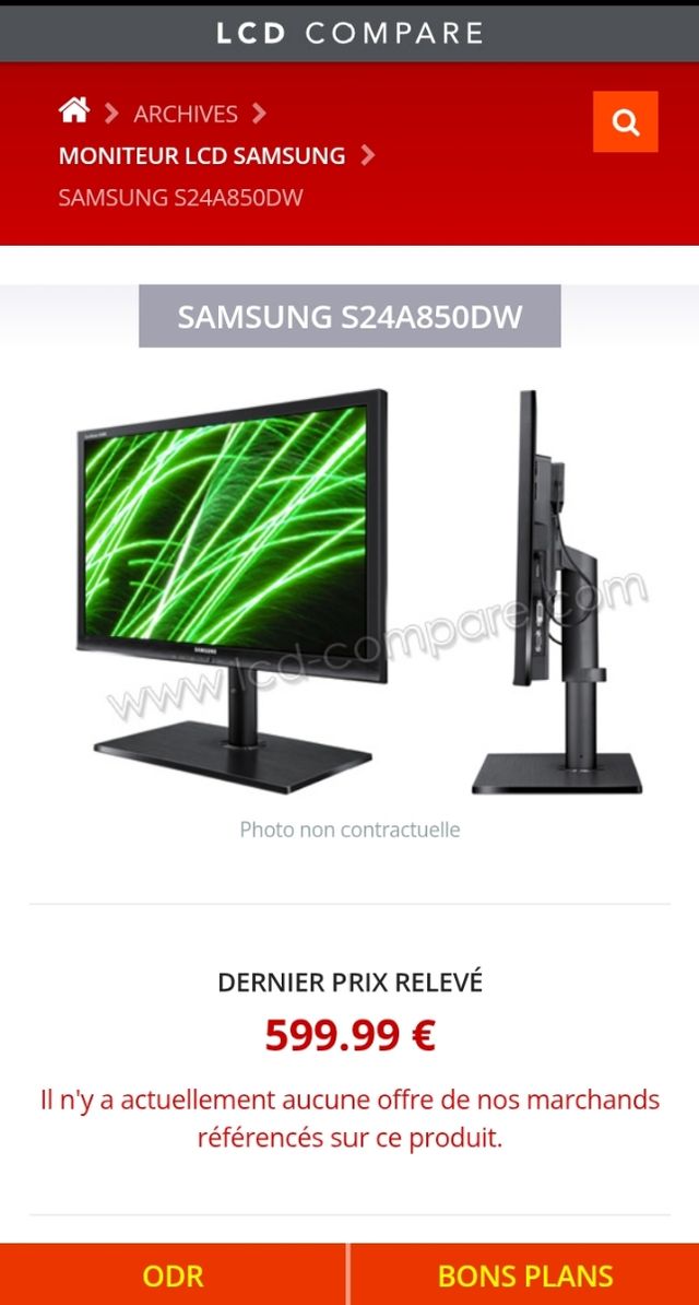 PANTALLA SAMSUNG UGA DE 24 PULGADAS
SA850