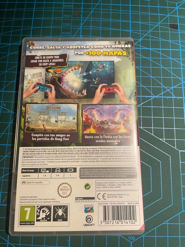 juego rayman legends switch