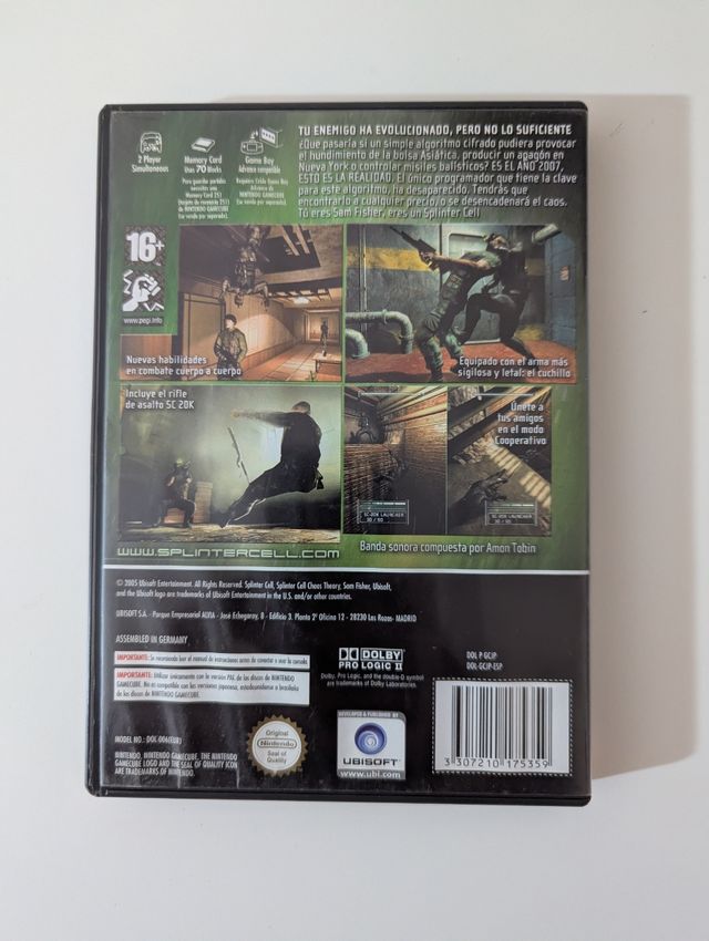 Splinter Cell Chaos Theory - GameCube