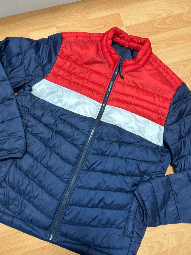 Cazadora acolchada bicolor talla L