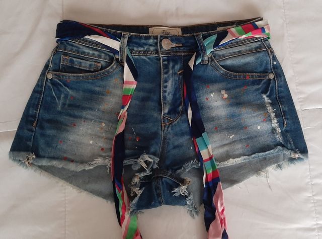 Pantalones cortos vaqueros