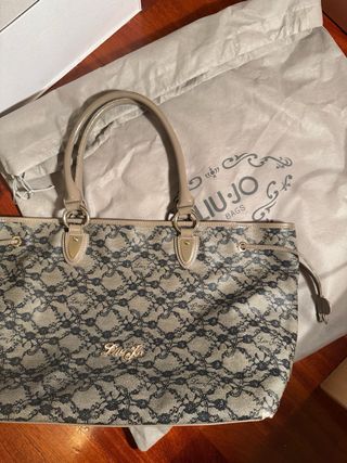 Liu Jo borsa grande grigio/nera