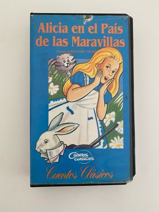 Cinta de Vídeo VHS Alicia en el País de las Maravillas