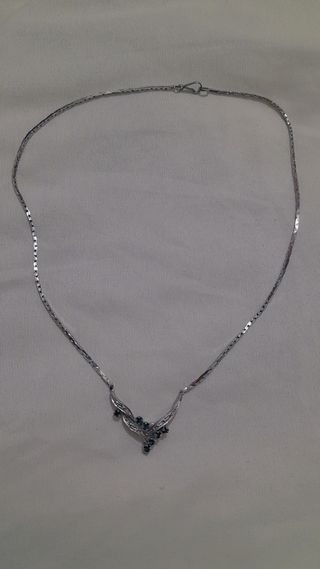 collar de plata antiguo  
