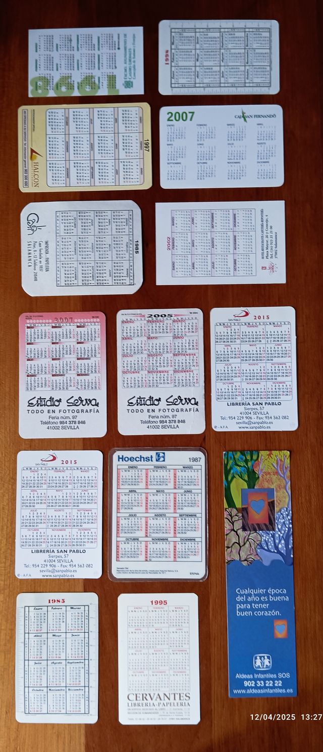 CALENDARI TASCABILI E ADESIVI