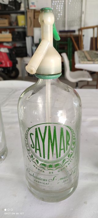 Antigua botella sifón 