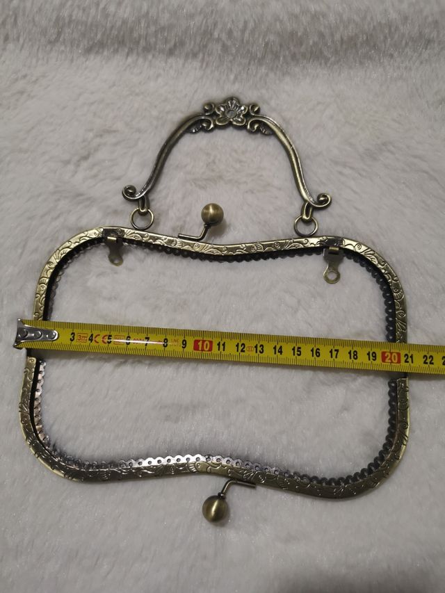 Boquilla bolso 20.5cm  dorado