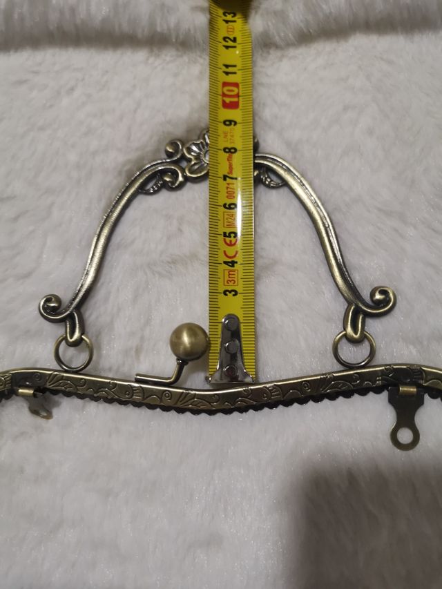 Boquilla bolso 20.5cm  dorado