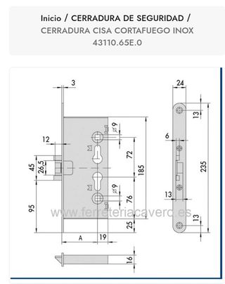 Cerradura cisa