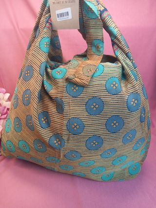 BOLSO con encanto d INDIA.Cremallera.EnvGratis.