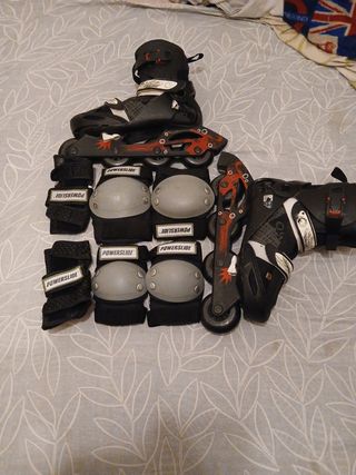 Patines Oxelo + Protecciones Powerslide