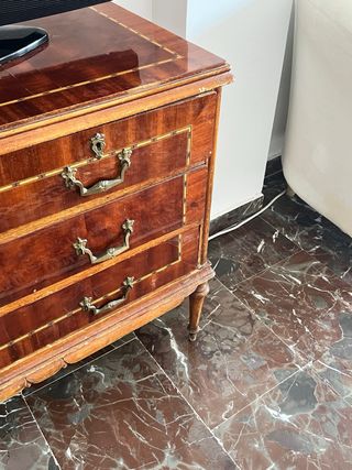 Comoda Madera Vintage Retro Cajones Cajonera