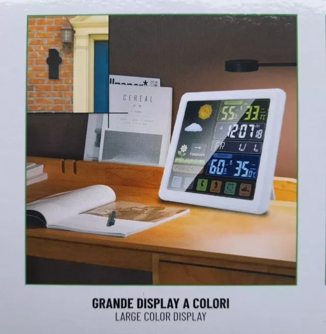 Orologio Stazione Meteo Wireless Touch Screen
