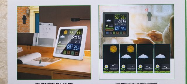 Orologio Stazione Meteo Wireless Touch Screen